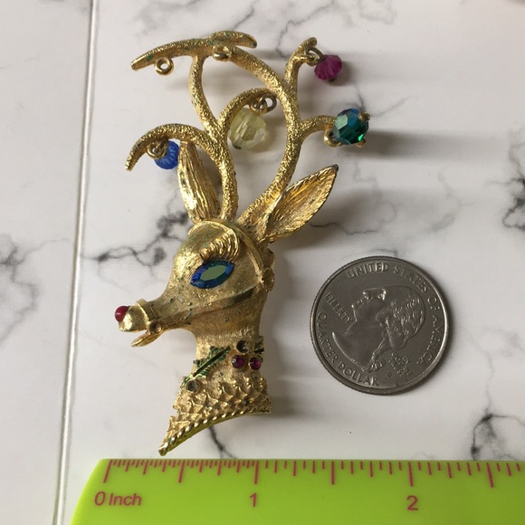 🖤1950s MYLU signed brooch - Picture 14 of 16